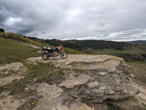 Porcupine Hills (avoiding the rain) Solo Ride