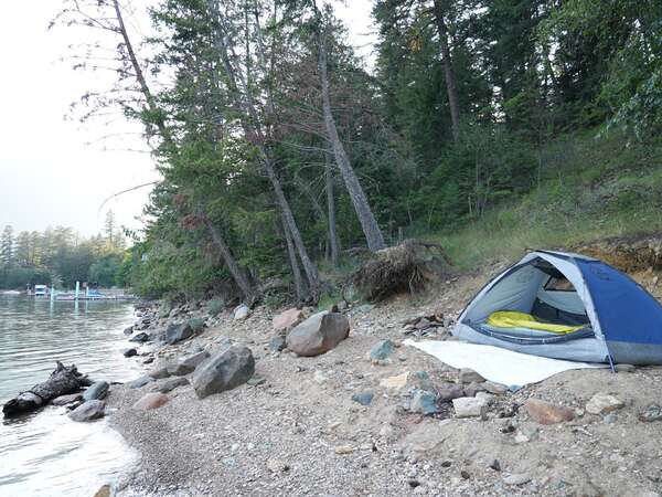 Hot Ride to Lakeside Camping