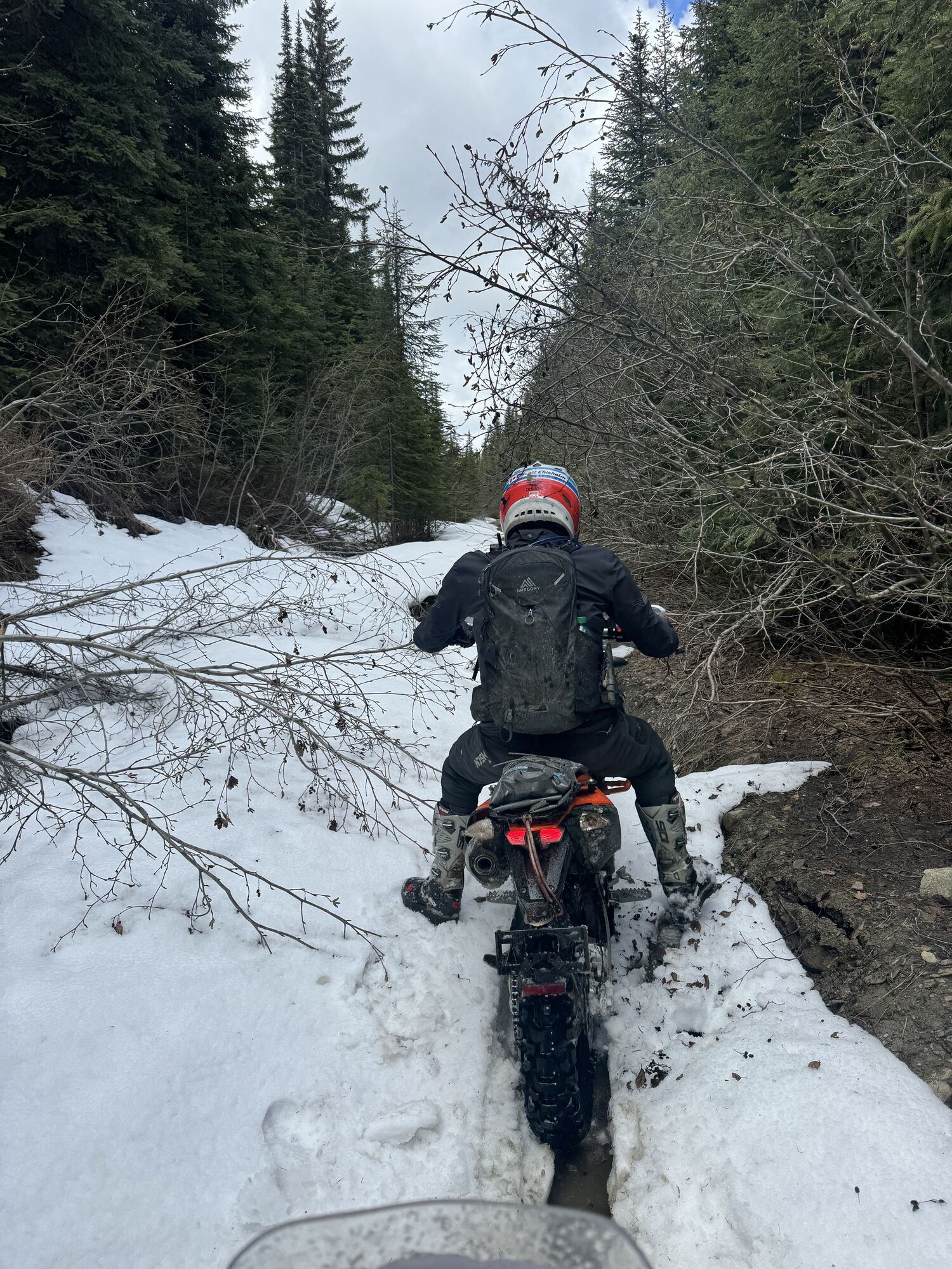 Snowbike season is supposed to be over