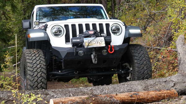 Jeep Assisted Dirt Bike Trail Repair