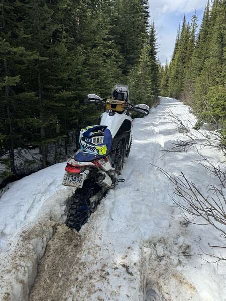 Snowbike season is supposed to be over