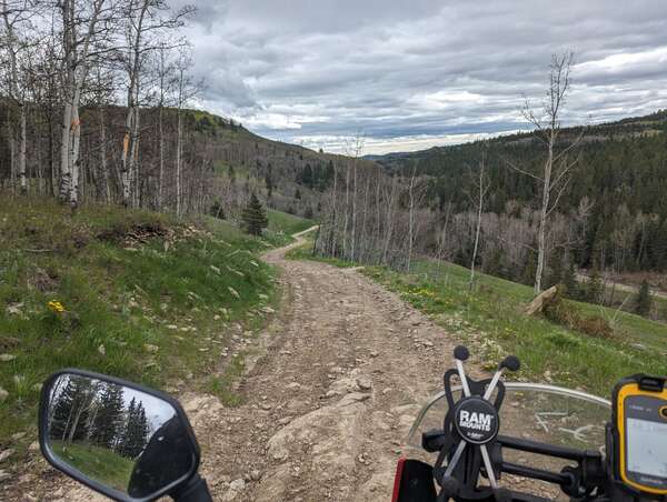 Porcupine Hills (avoiding the rain) Solo Ride