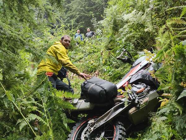 Motocamping (Basically D4/D5 riding while loaded with camping gear)