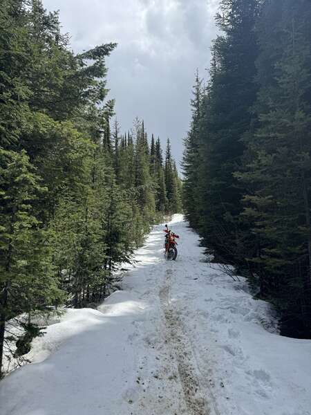 Snowbike season is supposed to be over