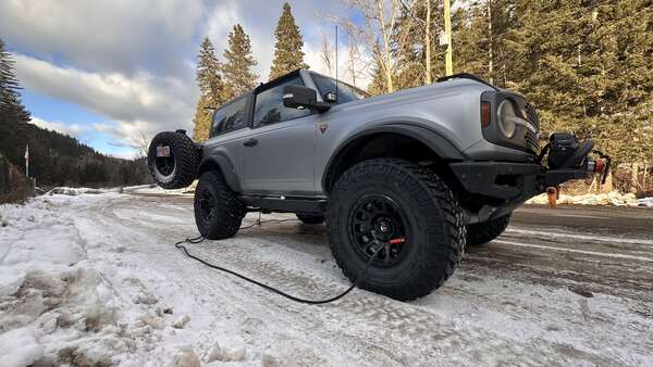 Twisted Steel In The Snow