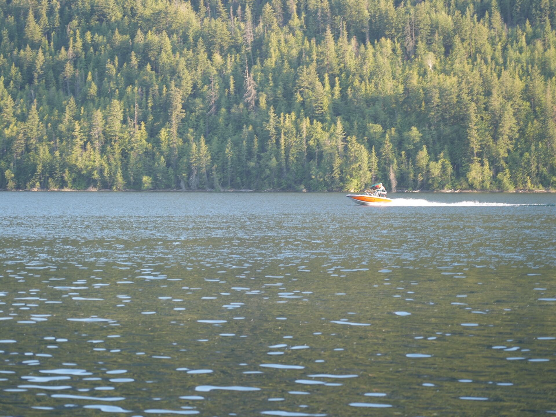 Hot Ride to Lakeside Camping