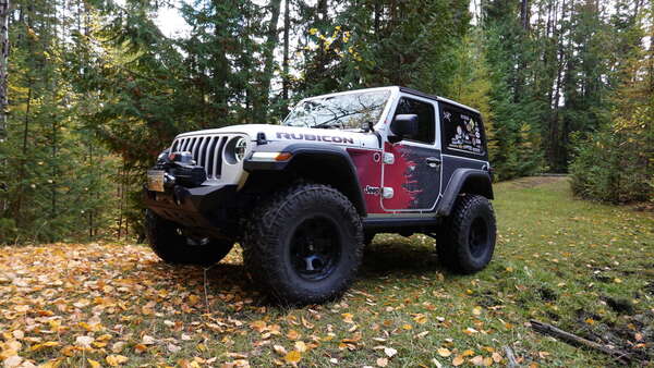 Jeep Assisted Dirt Bike Trail Repair