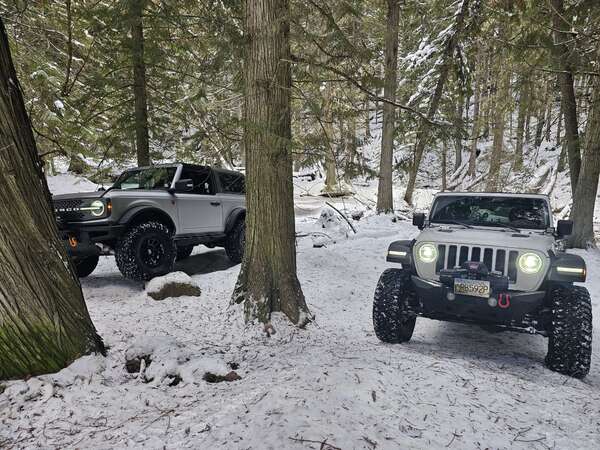 Twisted Steel on Snow!