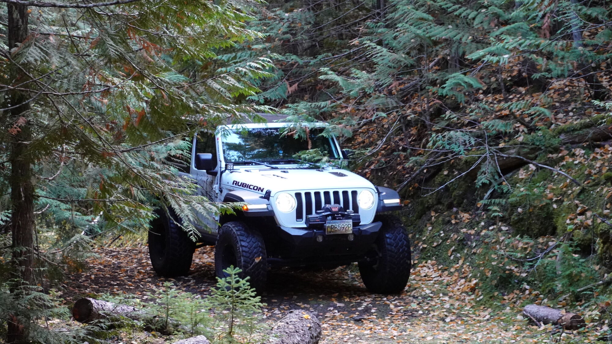 Jeep Assisted Dirt Bike Trail Repair