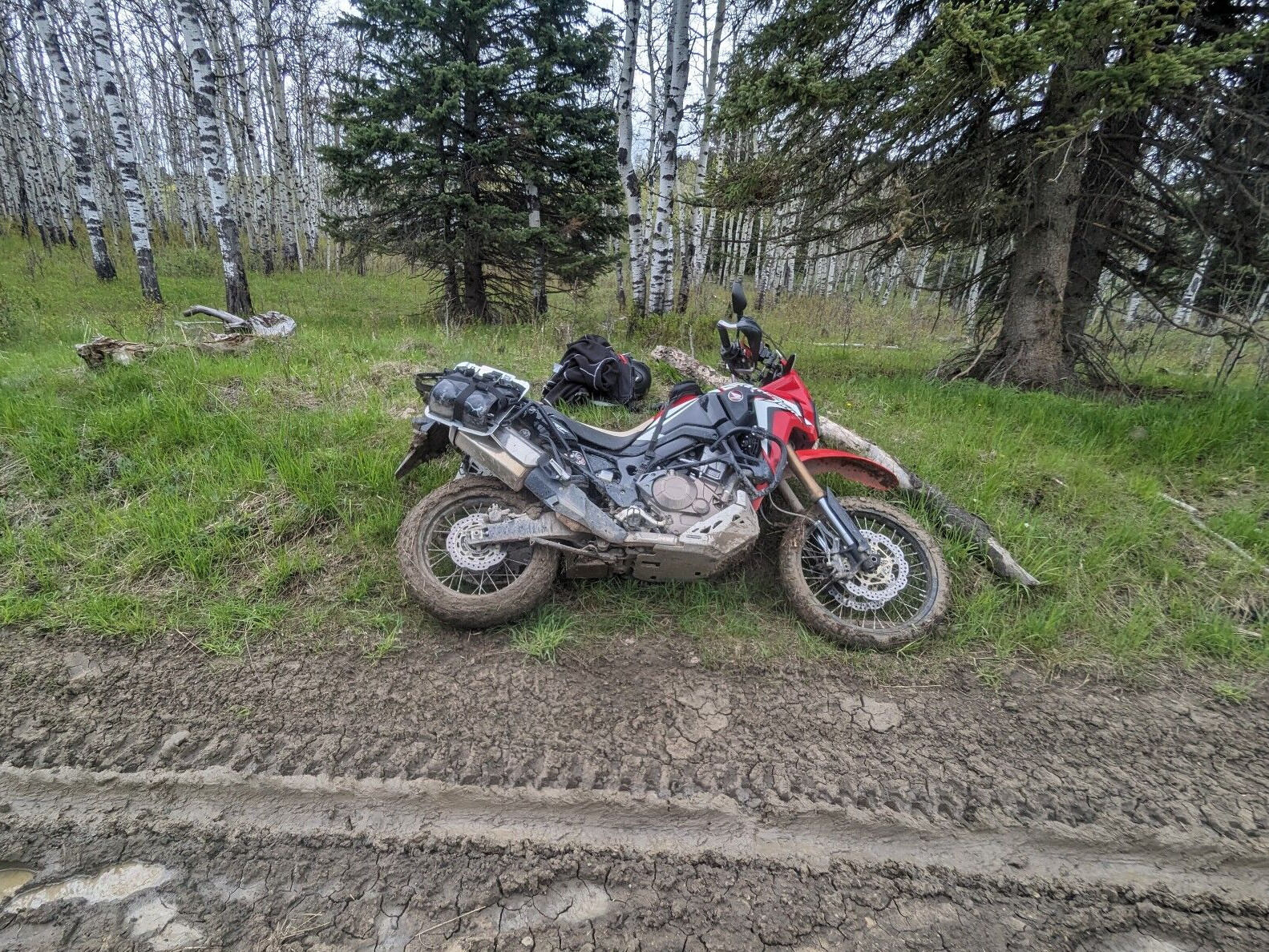 Porcupine Hills (avoiding the rain) Solo Ride