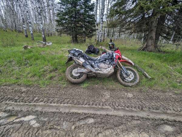 Porcupine Hills (avoiding the rain) Solo Ride