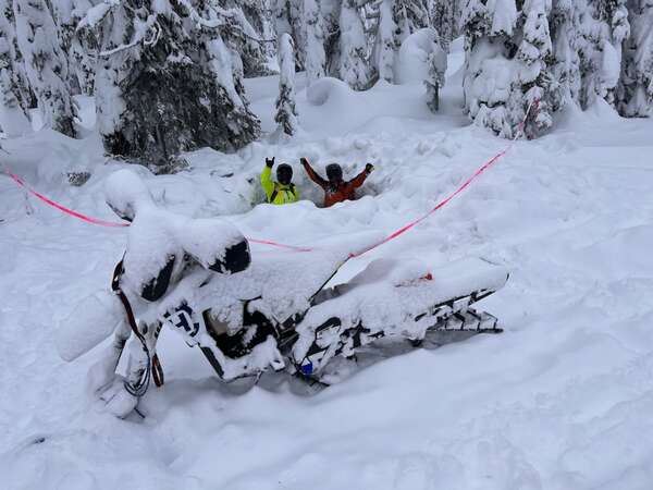 Abandoned Snowbike!