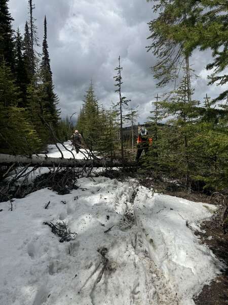 Snowbike season is supposed to be over