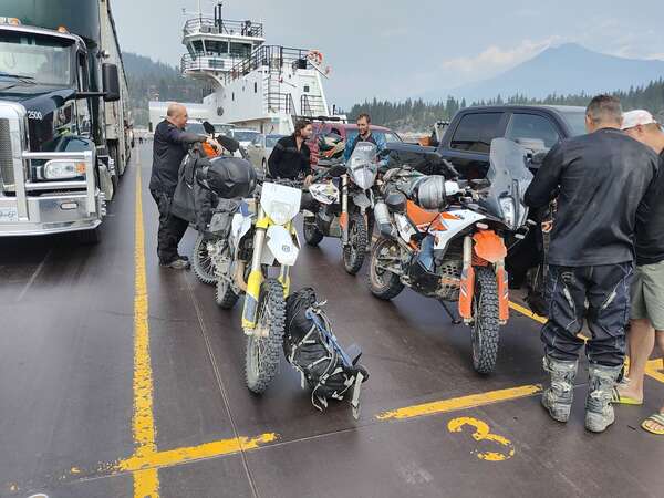 Motocamping (Basically D4/D5 riding while loaded with camping gear)